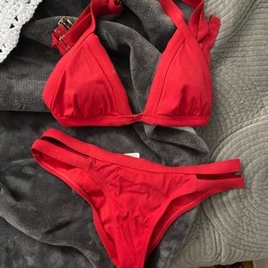 red bikini